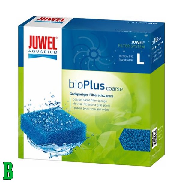 Juwel BioPlus Grov 6,0 L Filtersvamp