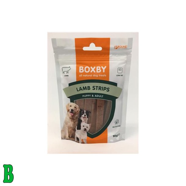 Boxby Lamb Strips 90G