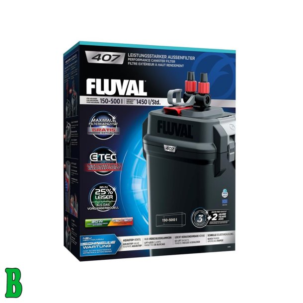 Fluval 407, 150-500Ltr