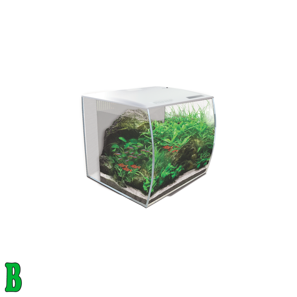 Fluval Flex Akvarie 34 Liter. Hvid