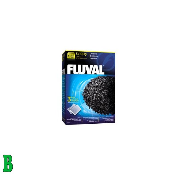Fluval Carbon 3 x 100g poser