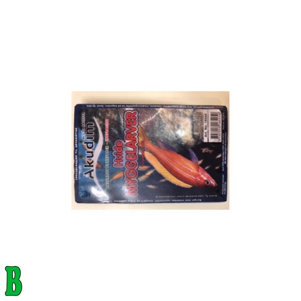 Hvide Myggelarver 100G