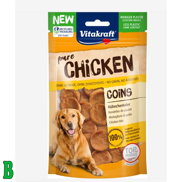 vitakraft pure chicken coins