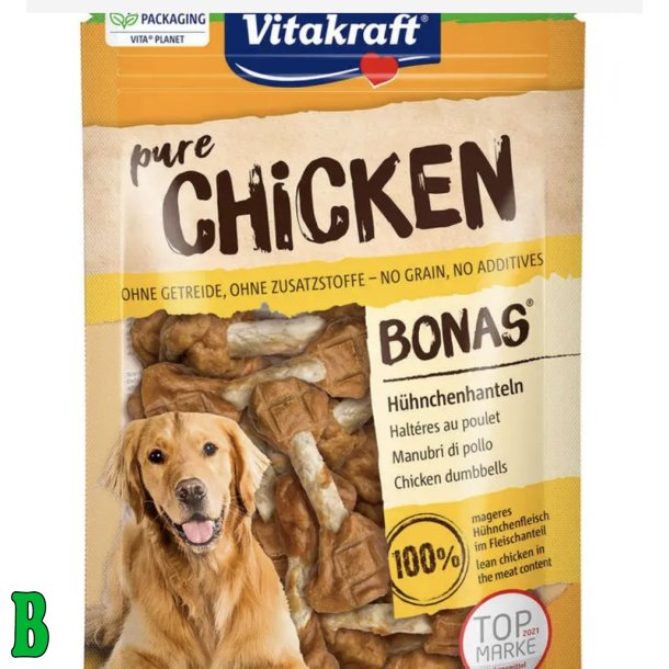 Vitakraft pure chicken bonas