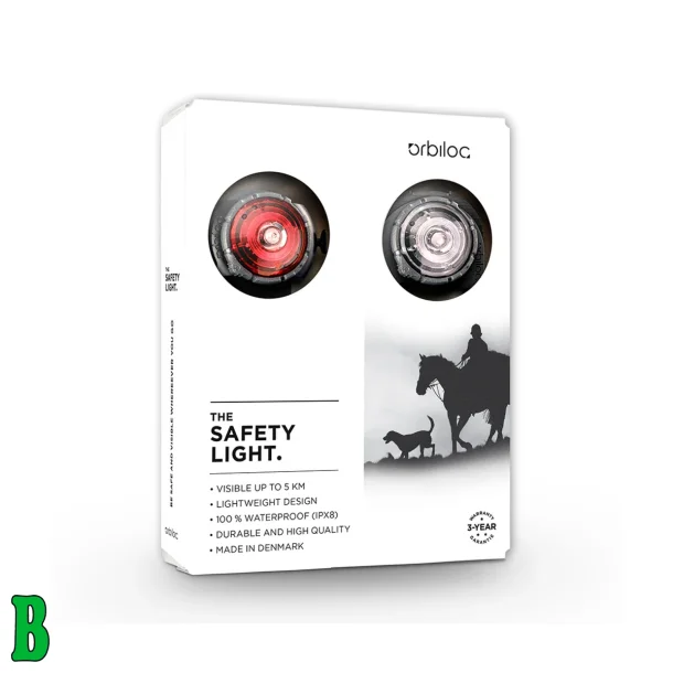 Kopi af Orbiloc Dog Dual LED Hundelygte Twin set