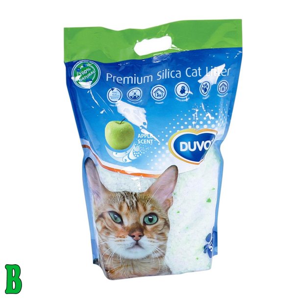 Duvo Premium Silica Kattegrus M/bleduft 5L