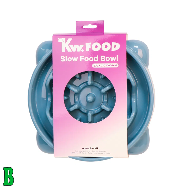 KW SLOWFEEDER BL 27X27X6 CM