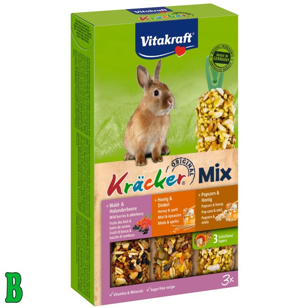 Vitakraft Krcker Kanin mix 3 stk.