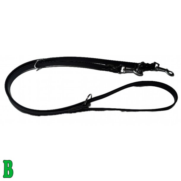 KW Walker Flad Lderline (Sort) 1,5 x 220cm