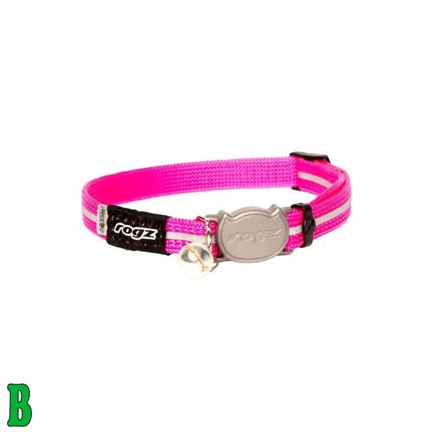 Alleycat Safeloc Halsbnd Pink 20-31cm