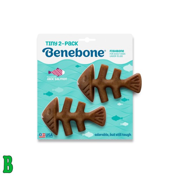 Benebone 2-pack Fishbone Mini