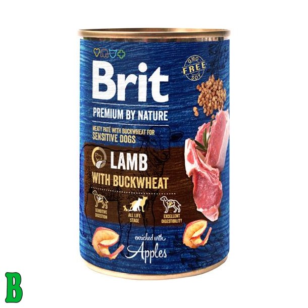 Brit Premium by nature, Lam med boghvede 400g