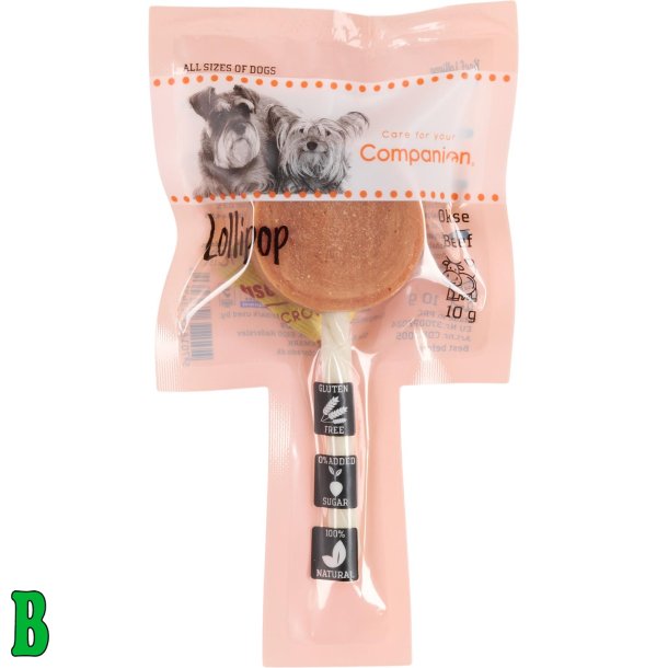 Companion Slikkepind Til Hunde - Oksekd 10g