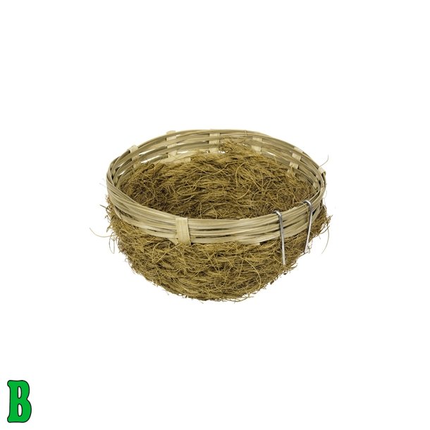 Bambus fletrede med kokos 13 x 6 cm