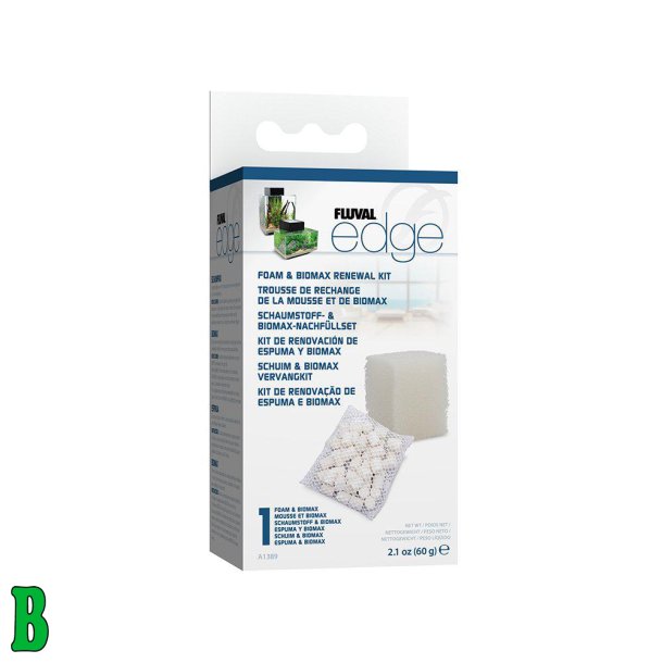 Fluval Edge Svamp &amp; Biomax Kit