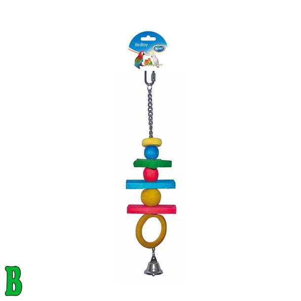 Fugle Legetj Akrobat M/ stjerne &amp; klokke 38cm