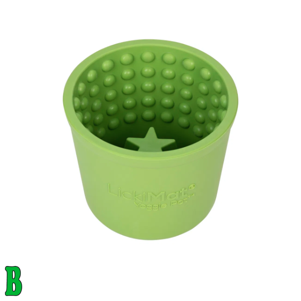 LICKIMAT YOGGIE POT GRN 10 CM