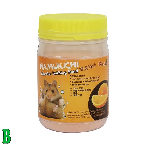 Hamukichi Hamster Badesand M/Citrus 400g