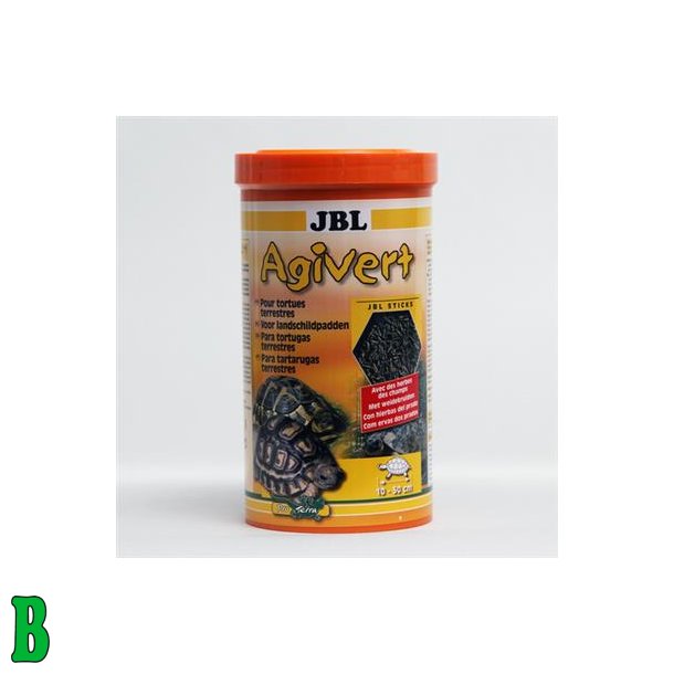JBL Agivert (Foder Til Landskildpadder) 420g 1 Liter