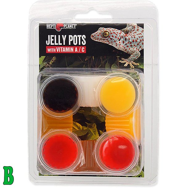 Jelly Pots Mix Pack  8stk Foder til Gekkoer.