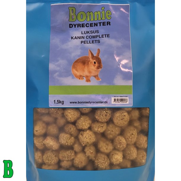 Bonnie Luksus Kanin Complete Pellets 1,5kg