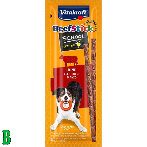 vitakraft beefstick school m. oksekd