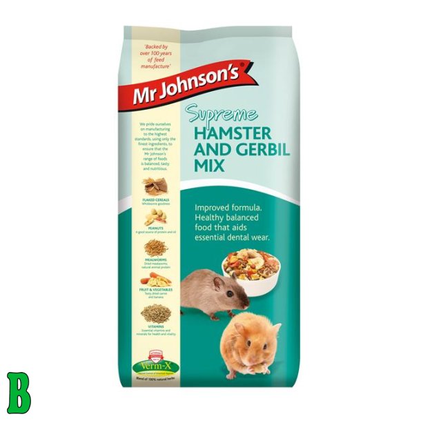 Mr Johnsons Supreme Hamster &amp; Gerbil 900g