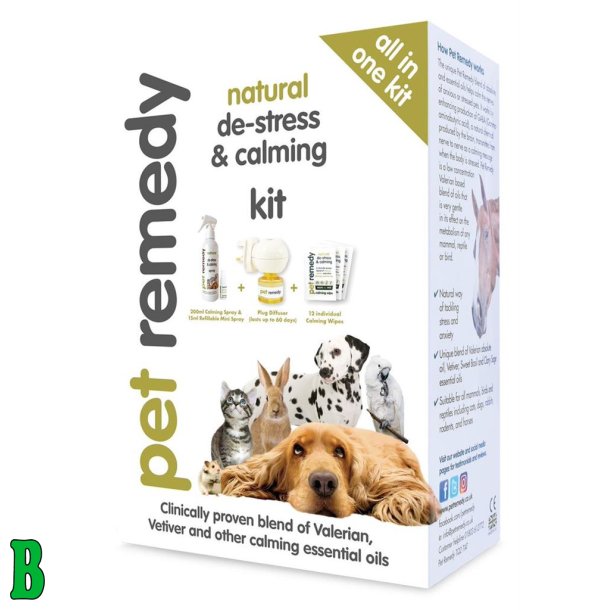 Pet remedy Natural de-stress &amp; calming kit