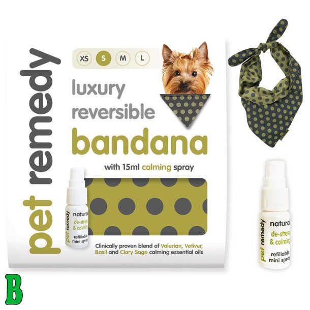 Pet remedy calming bandana m. spray Small 