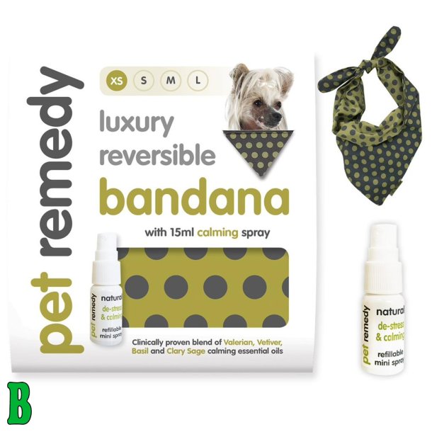 Pet remedy calming bandana m. spray XS 