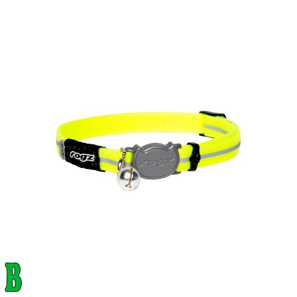 Alleycat Safeloc Halsbnd Gul 20-31cm