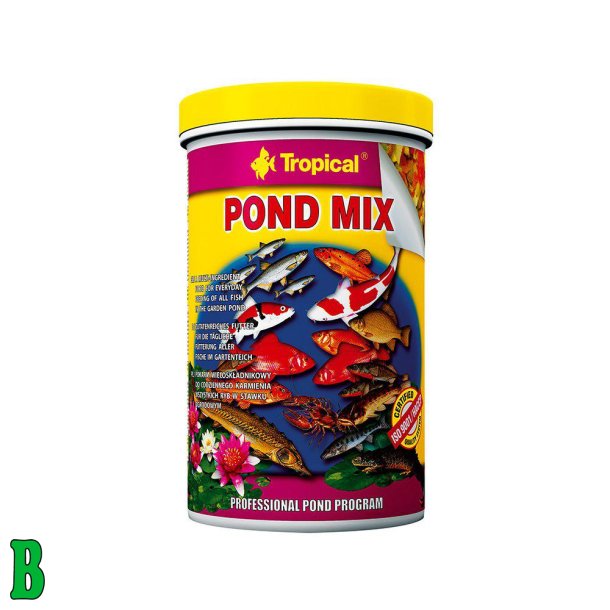 Tropical Pond Mix - Multi-ingrediensfoder til alle damfisk 1000ml