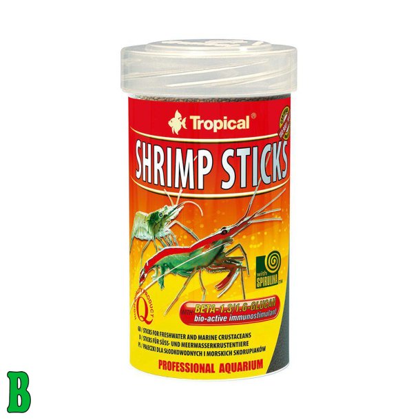 Tropical Shrimp Sticks Rejefoder 55g/100ml