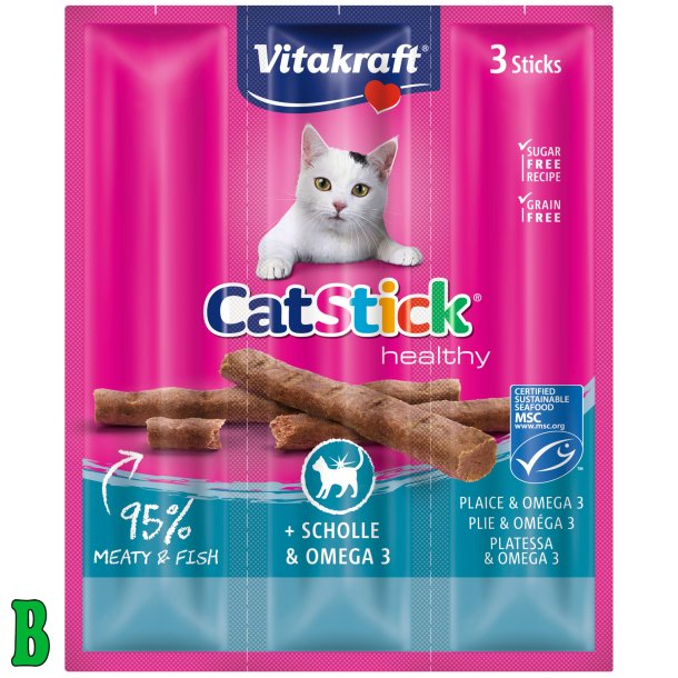 Vitakraft CatStick Rdsptte &amp; Omega 3