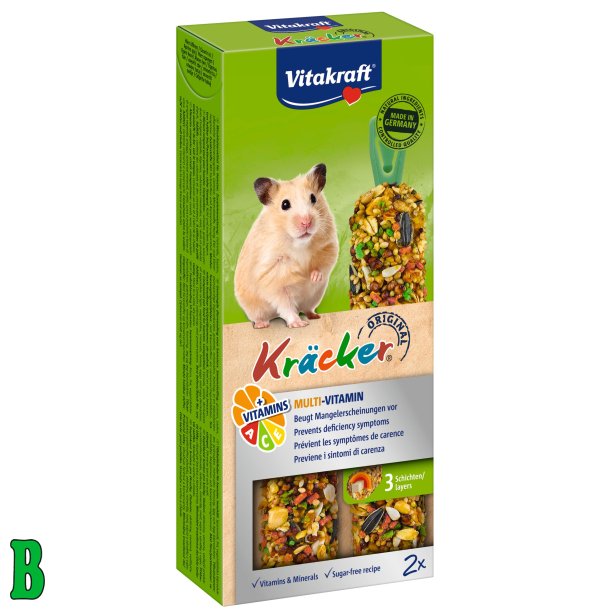 Vitakraft krcker Hamster m. multivitamin 2 Stk.