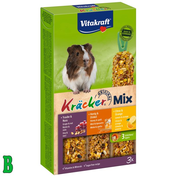 Vitakraft Krcker mixpack til marsvin 3 stk