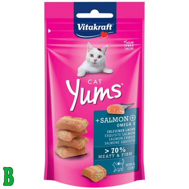 Vitakraft Cat Yums Laks &amp; Omega 3 40g