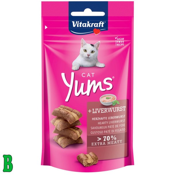 Vitakraft Cat Yums Leverplse 40g