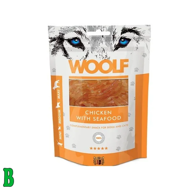 Woolf Chicken Seafood 100g