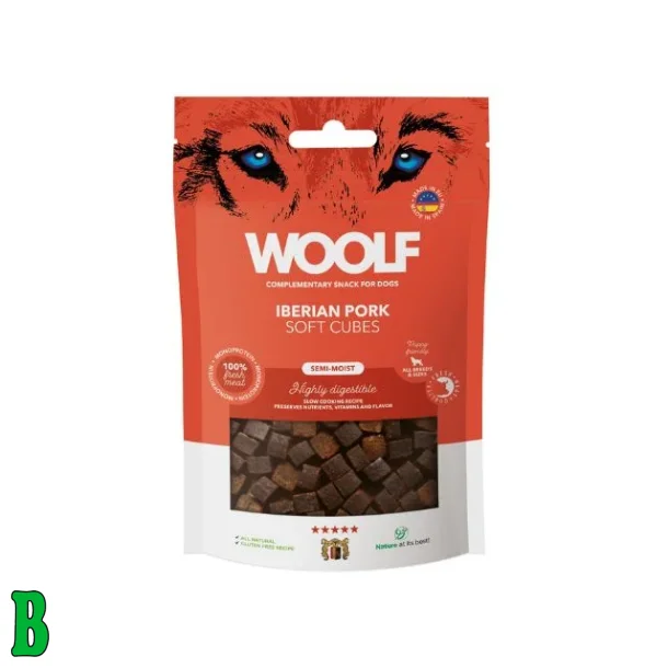 Woolf Soft Cubes Iberian Pork 100g